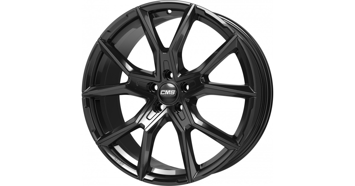 Jante ALU, CMS C33 Noir Brillant, 8X18 5/ 112 ET48, Alésage 66.6