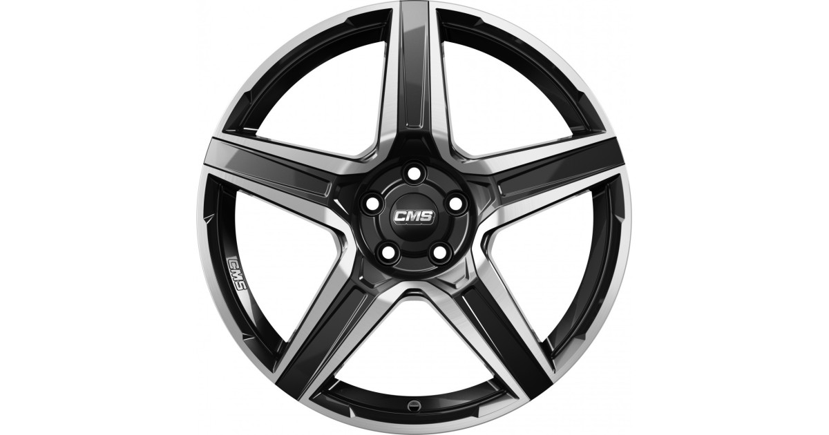 Jante ALU, CMS C34 Diamant Noir Brillant, 7.5X18 5/108 ET49, Alésage 65.1