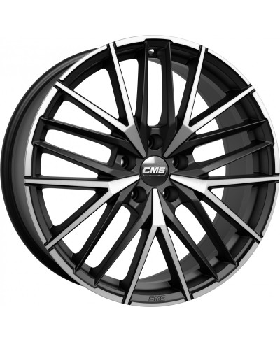Jante ALU, CMS C36 Diamant Noir Mat, 8X18 5/108 ET48, Alésage 67.2R
