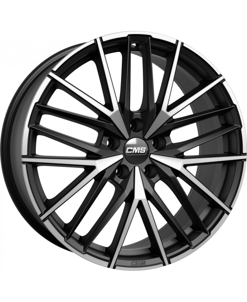 Jante ALU, CMS C36 Diamant Noir Mat, 8X18 5/112 ET46, Alésage 66.6