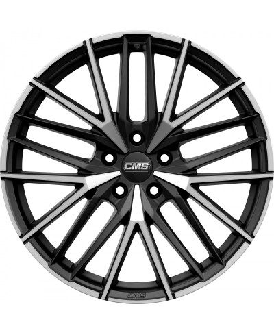 Jante ALU, CMS C36 Diamant Noir Mat, 8X18 5/112 ET50, Alésage 66.6