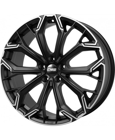 Jante ALU, CMS C37 Diamant Noir Mat, 8.5X20 5/112 ET30, Alésage 66.6