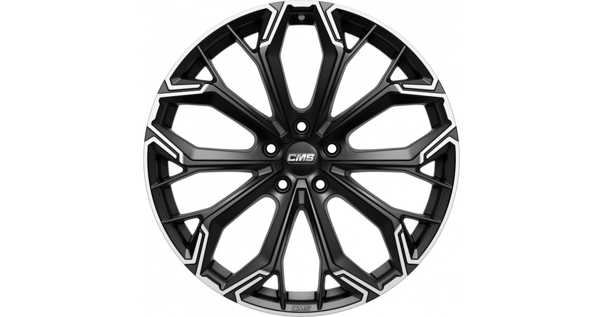 Jante ALU, CMS C37 Diamant Noir Mat, 8X19 5/112 ET45, Alésage 66.6