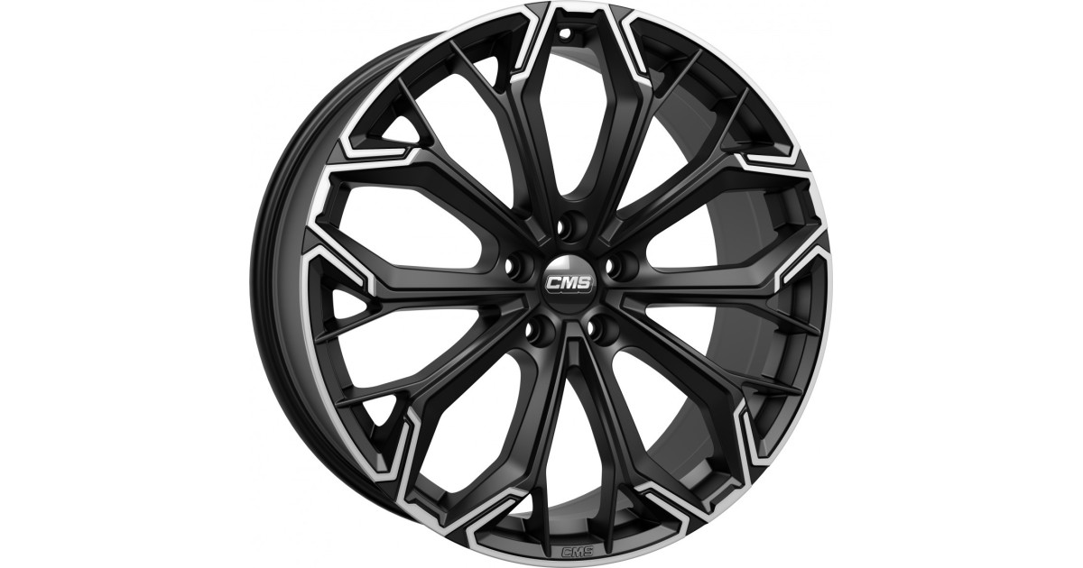 Jante ALU, CMS C37 Diamant Noir Mat, 8X19 5/112 ET45, Alésage 66.6