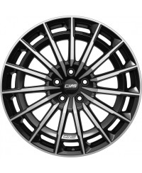 Jante ALU, CMS C38 Diamant Noir Brillant, 8.5X20 5/112 ET38, Alésage 57.1
