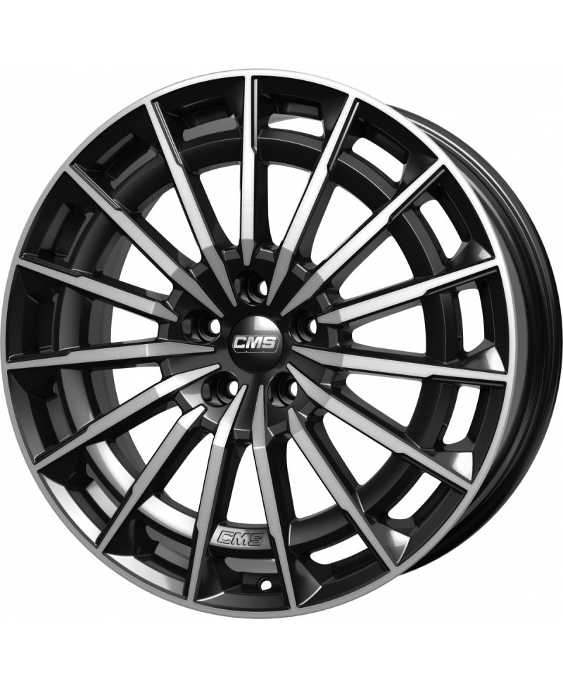 Jante ALU, CMS C38 Diamant Noir Brillant, 8.5X20 5/114.3 ET53.5, Alésage 67.2R
