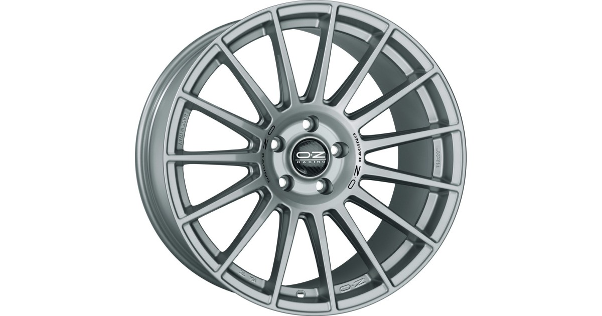 Jante ALU, OZ - Superturismo Dakar Matt race silver + BLACK LETTERING, 10X20 5/ 130 ET48, Alésage 71.6