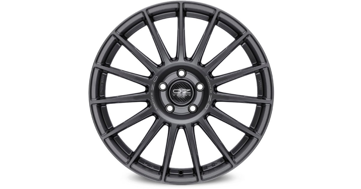 Jante ALU, OZ - Superturismo Dakar matt graphite + SILVER LETTERING, 9X21 5/ 112 ET50, Alésage 66.6
