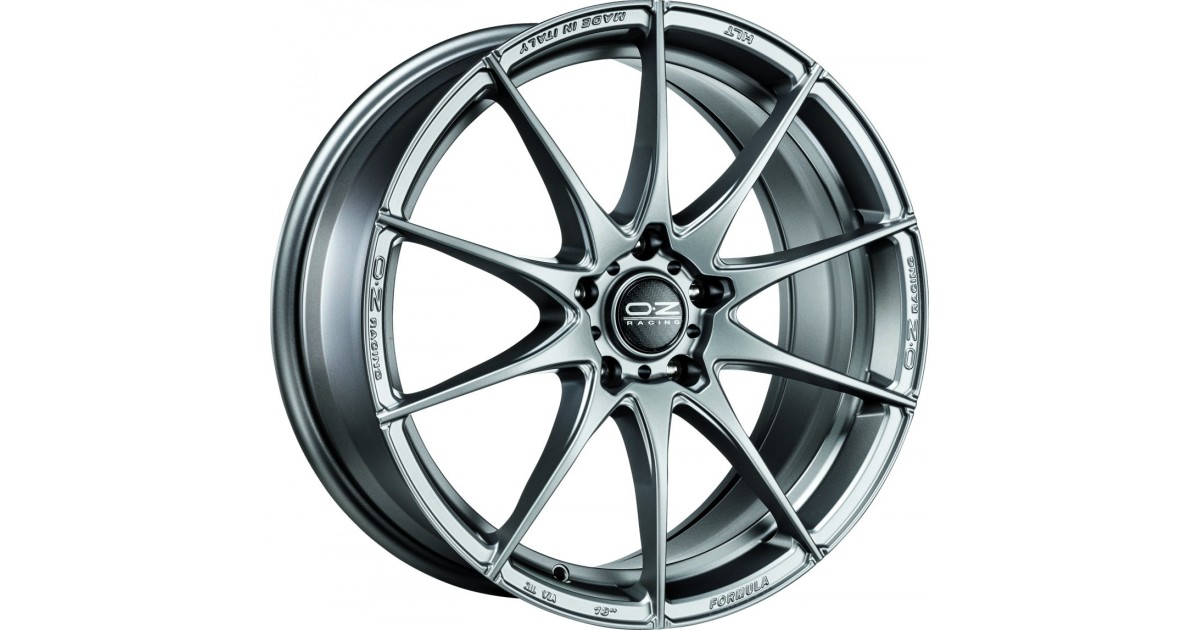 Jante ALU, OZ FORMULA HLT GRIGIO CORSA, 7.5X17 4/ 100 ET35, Alésage 68