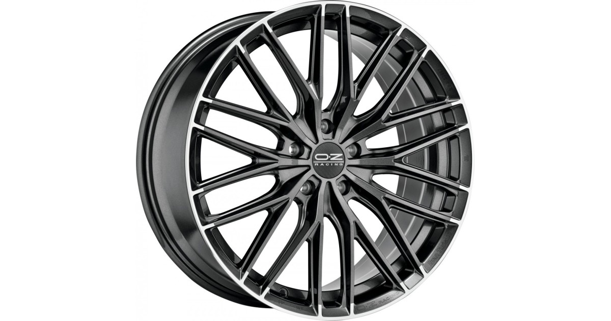 Jante ALU, OZ  Gran Turismo HLT Star graphite diamond lip 8.5X19 5/ 112 ET49, Alésage 75