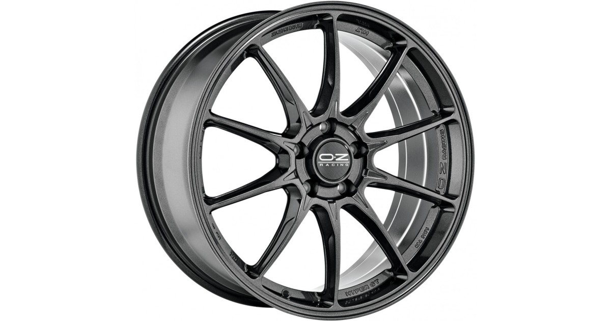 Jante ALU, OZ HYPER GT STAR GRAPHITE, 9X19 5/ 112 ET37, Alésage 75
