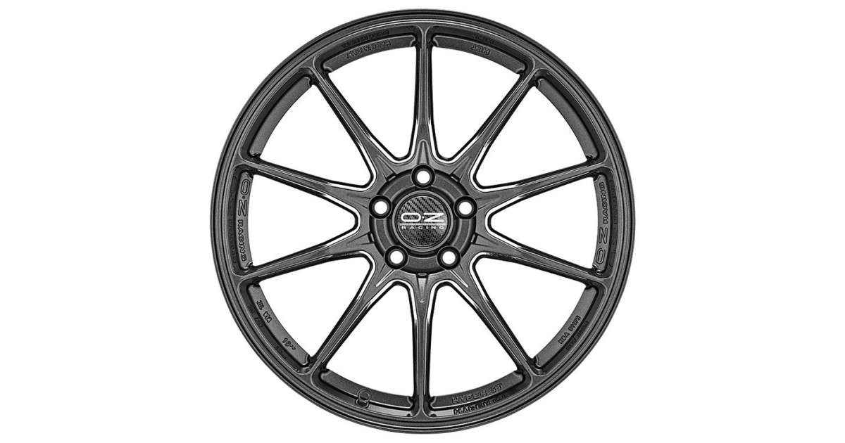 Jante ALU, OZ HYPER GT STAR GRAPHITE, 9X19 5/ 112 ET37, Alésage 75