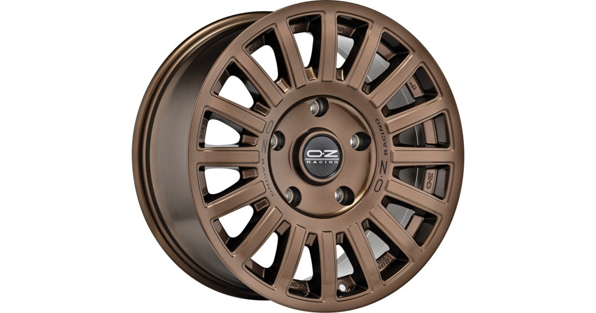 Jante ALU, OZ Rally Raid gloss bronze + Black letter  8.5X18 6/139.7 ET25, Alésage 106.1