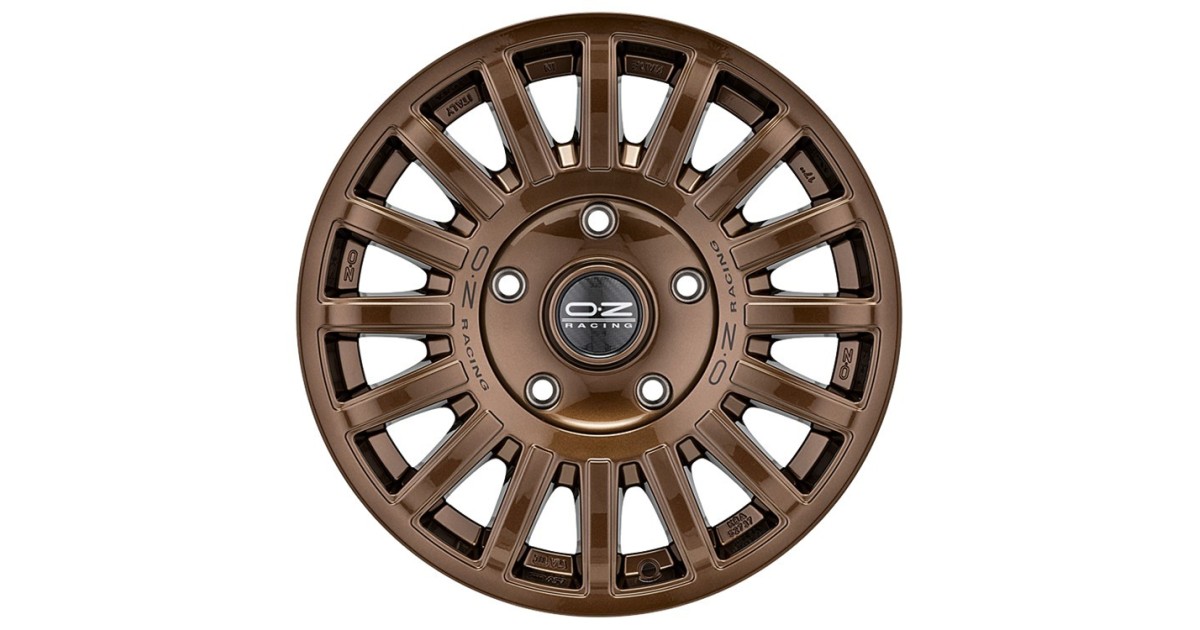Jante ALU, OZ Rally Raid gloss bronze + Black letter  8.5X18 6/139.7 ET25, Alésage 106.1