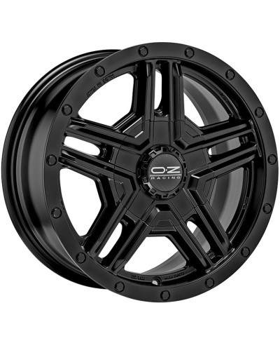 Jante ALU, OZ Rally Adventure matt black + rivets 8X17 6/ 130 ET45, Alésage 84.1