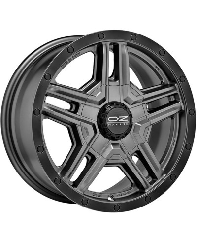 Jante ALU, OZ - Rally Adventure matt graphite black lip + rivets 8X17 5/ 114.3 ET40, Alésage 79