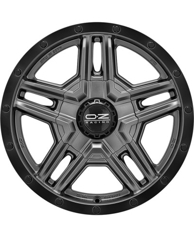 Jante ALU, OZ - Rally Adventure matt graphite black lip + rivets 8X17 5/ 114.3 ET40, Alésage 79