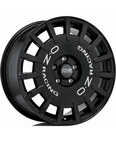 Jante ALU, OZ  RALLY RACING GLOSS BLACK + SILVER LETTER 8X18 5/ 114.3 ET35, Alésage 75
