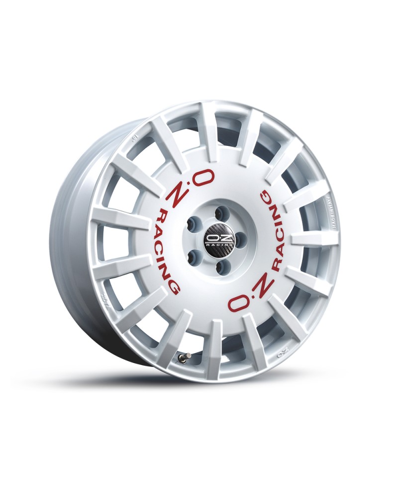 Jante ALU, OZ  RALLY RACING RACE WHITE + RED LETTERING 8X18 5/ 114.3 ET35, Alésage 75