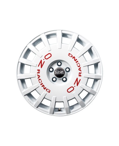 Jante ALU, OZ  RALLY RACING RACE WHITE + RED LETTERING 8X18 5/ 114.3 ET35, Alésage 75