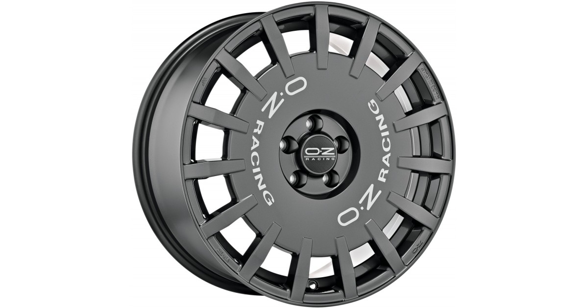 Jante ALU, OZ  Rally Racing dark graphite + Silver Letter , 8X19 5/ 108 ET42, Alésage 75