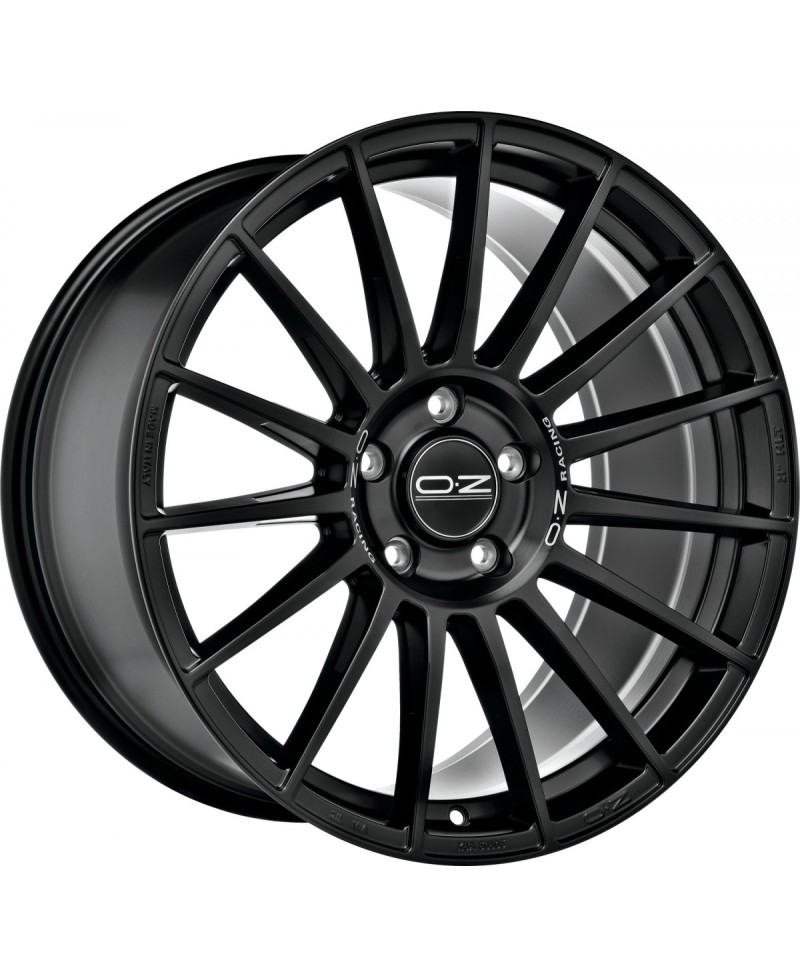 Jante ALU, OZ SUPERTURISMO DAKAR MATT BLACK , SILVER LETTER  10.5X22 5 /112 ET18, Alésage 66.46