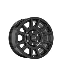 Jante ALU, OZ RALLY LEGEND GLOSS BLACK + DARK LETTER 8X17 5/ 127 ET20, Alésage 71.6