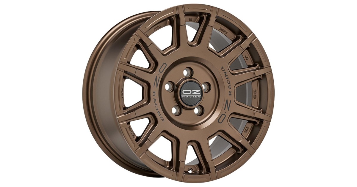 Jante ALU, OZ RALLY LEGEND MATT BRONZE + DARK LETTER 8X17 5/ 127 ET20, Alésage 71.6
