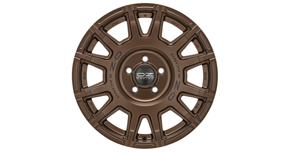 Jante ALU, OZ RALLY LEGEND MATT BRONZE + DARK LETTER 8X17 5/ 127 ET20, Alésage 71.6