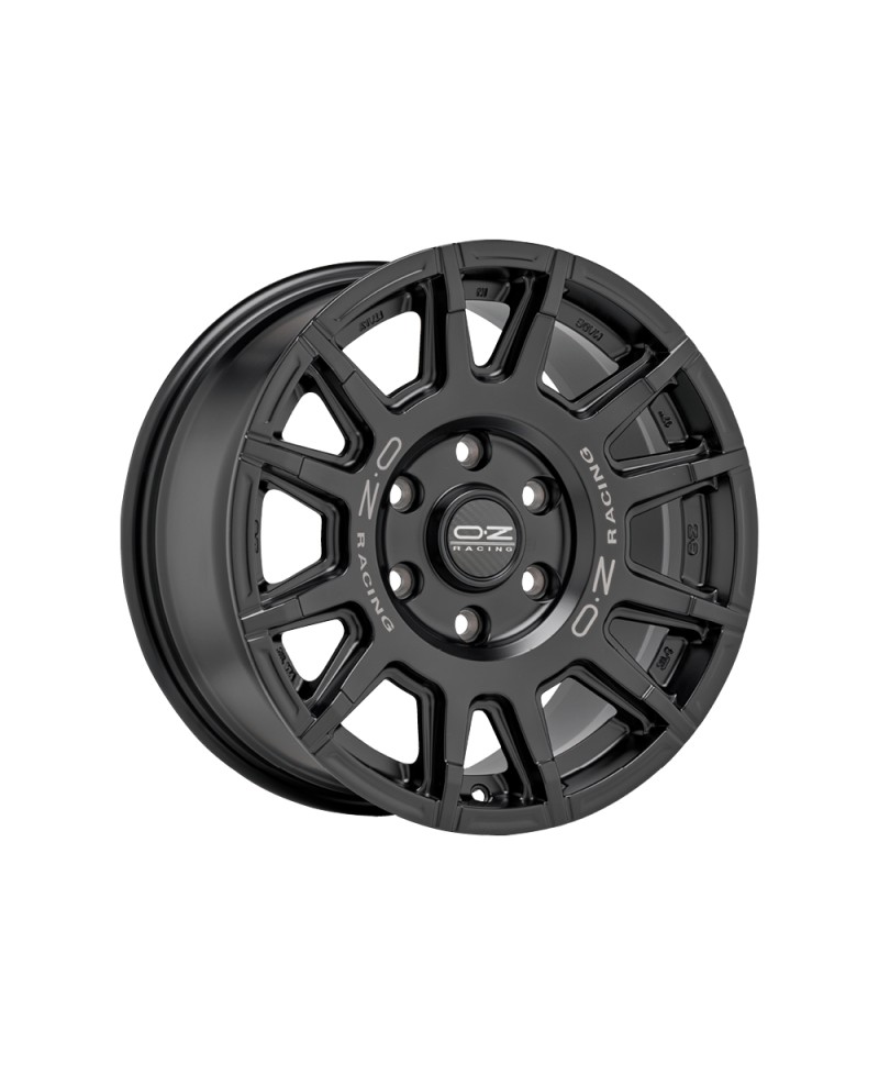 Jante ALU, OZ RALLY LEGEND MATT BLACK + DARK LETTER  8X17 5/ 120 ET35, Alésage 65.1