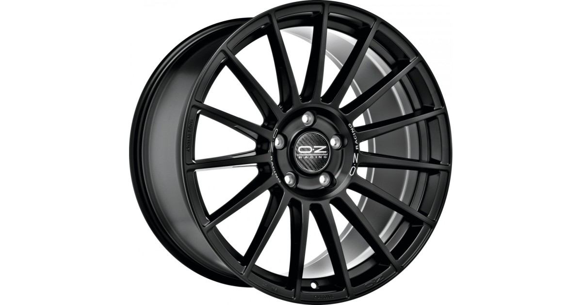 Jante ALU, OZ  SUPERTURISMO LM MATT BLACK+SILVER LETTER 8.5X19 5/ 112 ET44, Alésage 75