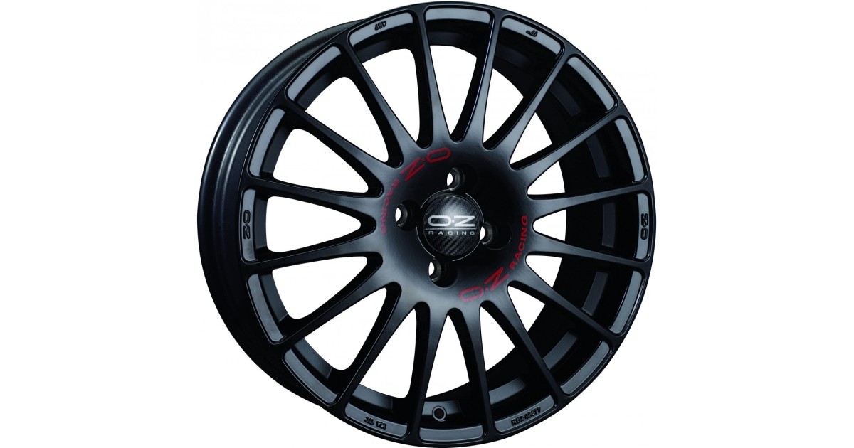 Jante ALU, OZ SUPERTURISMO GT MATT BLACK  6.5X15 4/ 100 ET43, Alésage 68