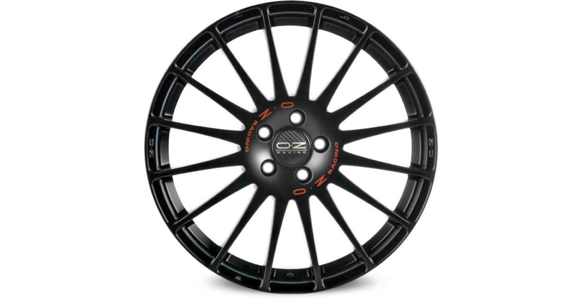 Jante ALU, OZ SUPERTURISMO GT MATT BLACK  6.5X15 4/ 100 ET43, Alésage 68