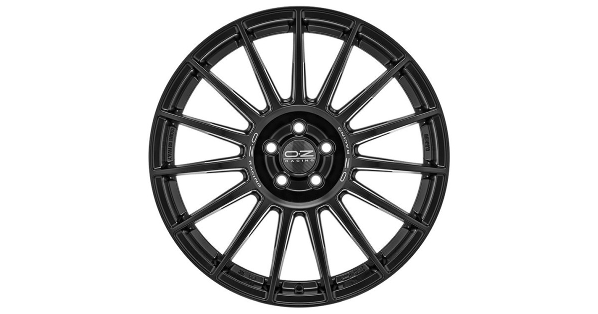 Jante ALU, OZ SUPERTURISMO DAKAR MATT BLACK + SILVER LETTER 10X20 5/130