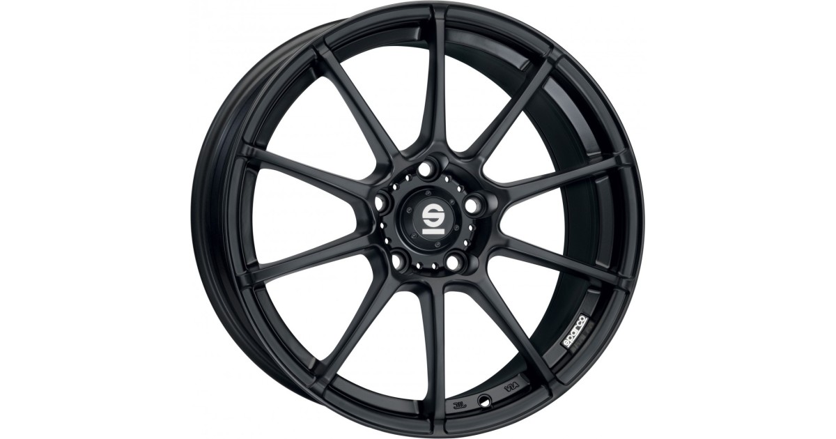 Jante ALU, SPARCO  ASSETTO GARA MATT BLACK, 8.5X19 5/ 112 ET30, Alésage 73.1
