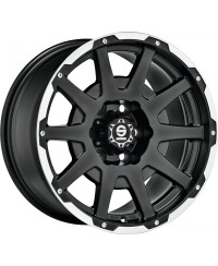 Jante ALU, SPARCO  Dakar Matt black lip polish + rivets 8.5X18 5/ 127 ET29, Alésage 71.6