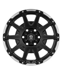 Jante ALU, SPARCO  Dakar Matt black lip polish + rivets 8.5X18 5/ 127 ET29, Alésage 71.6