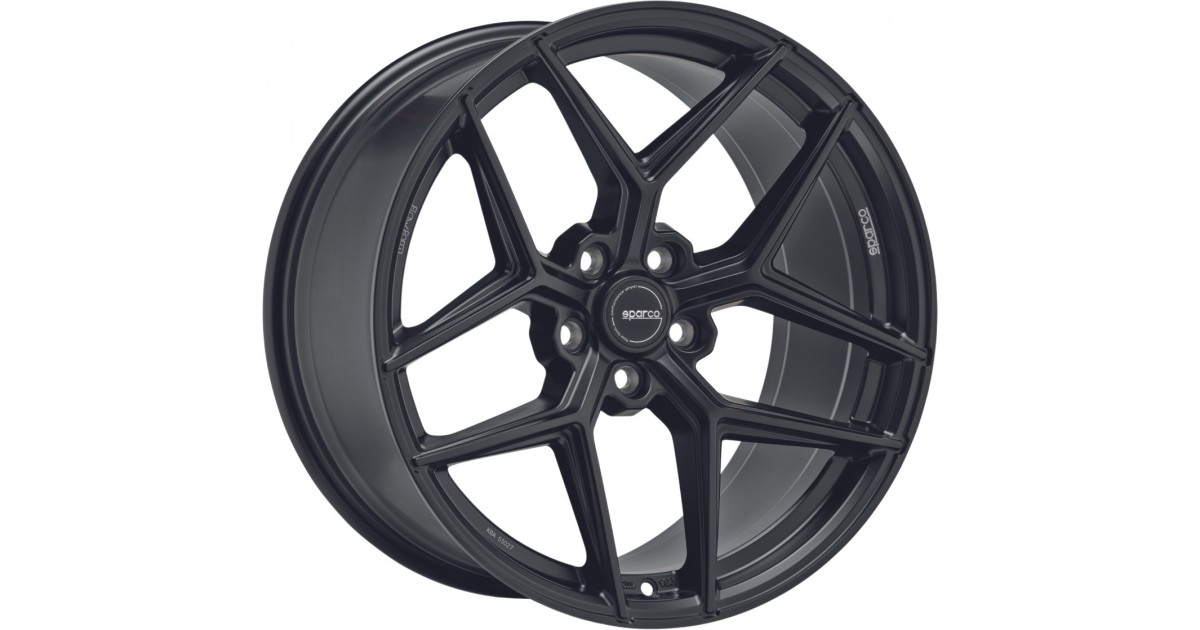 Jante ALU, SPARCO FF3 MATT BLACK  8.5X19 5/ 112 ET40, Alésage 66.6