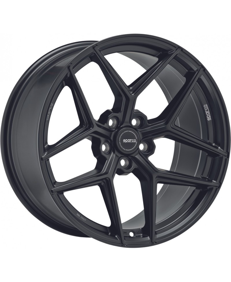 Jante ALU, SPARCO FF3 MATT BLACK 8X19 5/ 112 ET40, Alésage 66.6
