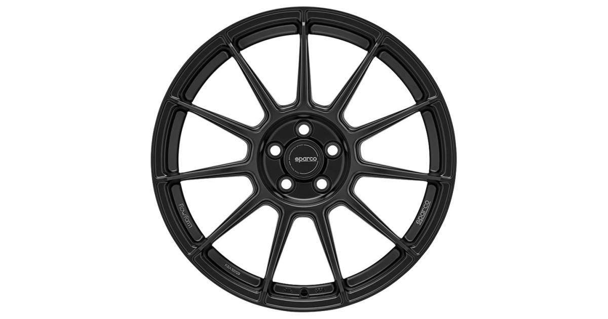 Jante ALU, SPARCO FF4 MATT BLACK 8X18 5/ 112 ET45, Alésage 73.1