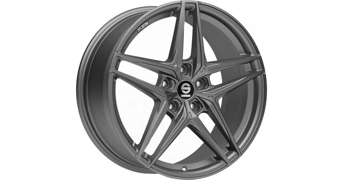 Jante ALU, SPARCO Record matt graphite 7.5X17 5/ 100 ET35, Alésage 63.3
