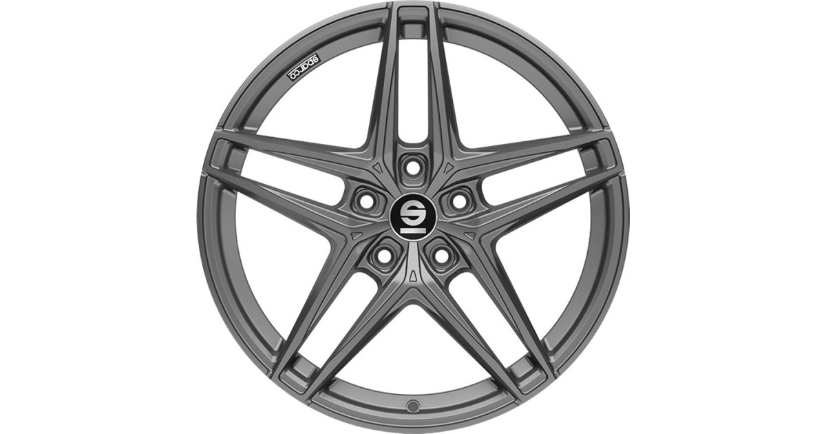 Jante ALU, SPARCO Record matt graphite 7.5X17 5/ 100 ET35, Alésage 63.3