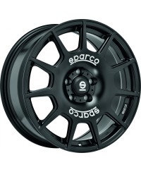 Jante ALU, SPARCO TERRA MATT BLACK + WHITE LETTER 8X18 5/ 100 ET45, Alésage 63.3