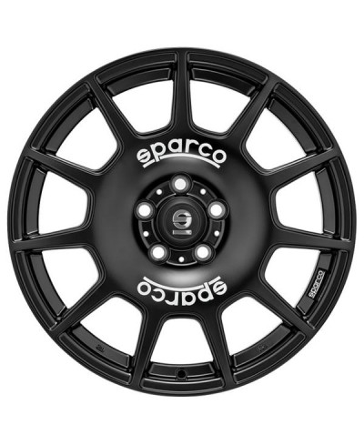 Jante ALU, SPARCO TERRA MATT BLACK + WHITE LETTER 8X18 5/ 100 ET45, Alésage 63.3