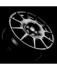 Jante ALU, SPARCO TERRA MATT BLACK + WHITE LETTER 8X18 5/ 100 ET45, Alésage 63.3