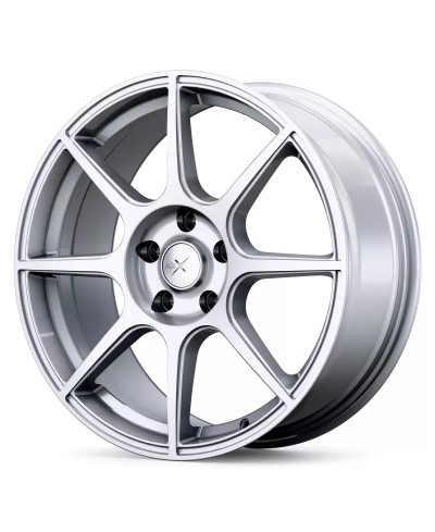 Jante ALU, Axxion X2 Race argent laqué 7X17 5/ 100 ET37, Alésage 63.4