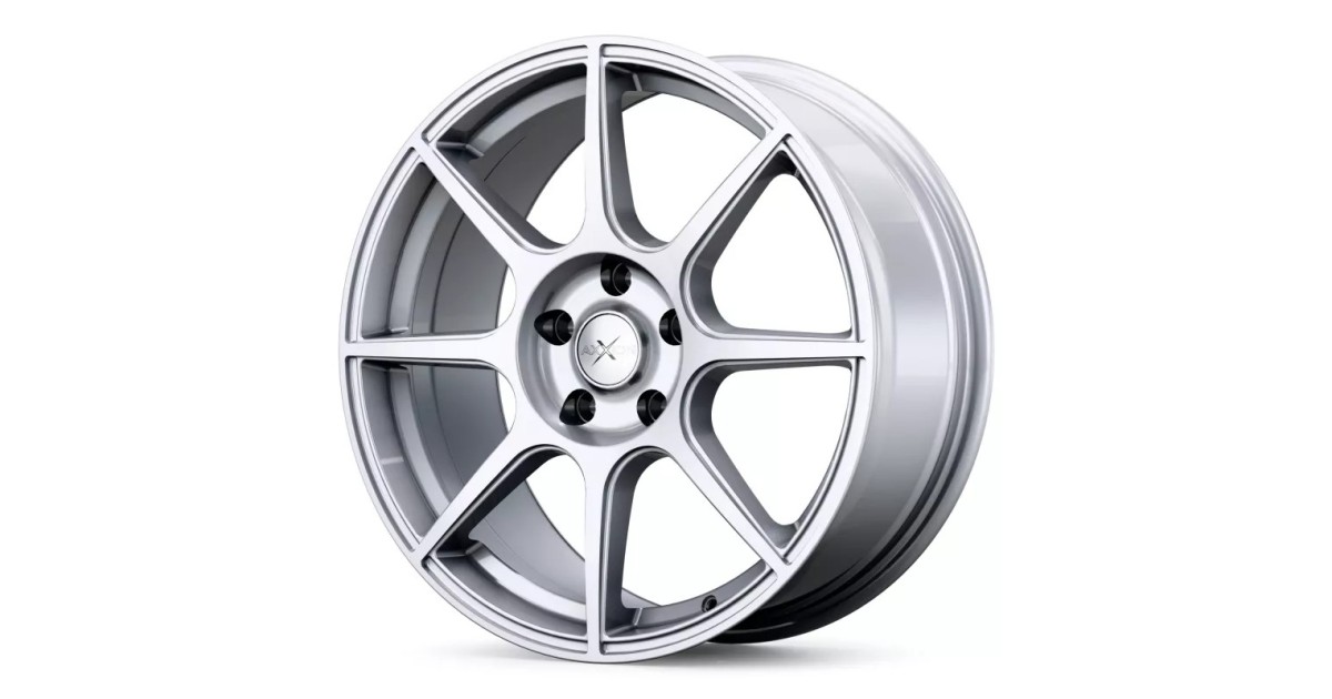 Jante ALU, Axxion X2 Race argent laqué 7X17 5/ 100 ET37, Alésage 63.4