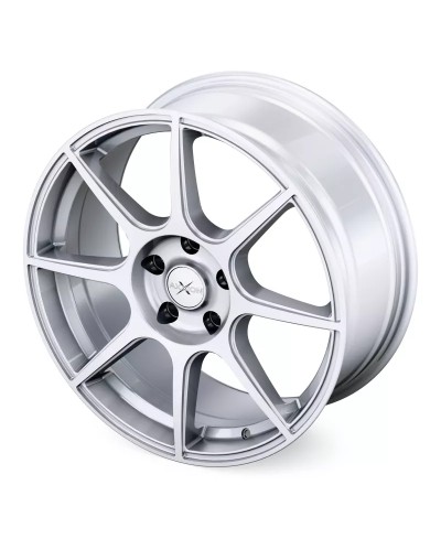 Jante ALU, Axxion X2 Race argent laqué 7X17 5/ 100 ET37, Alésage 63.4