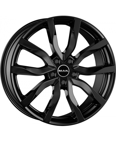 Jante Alu  MAK HIGHLANDS (GLOSS BLACK) 9,0x21 5x108 ET38,5 , Alésage 63.4