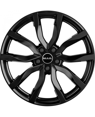 Jante Alu  MAK HIGHLANDS (GLOSS BLACK) 9,0x21 5x108 ET38,5 , Alésage 63.4